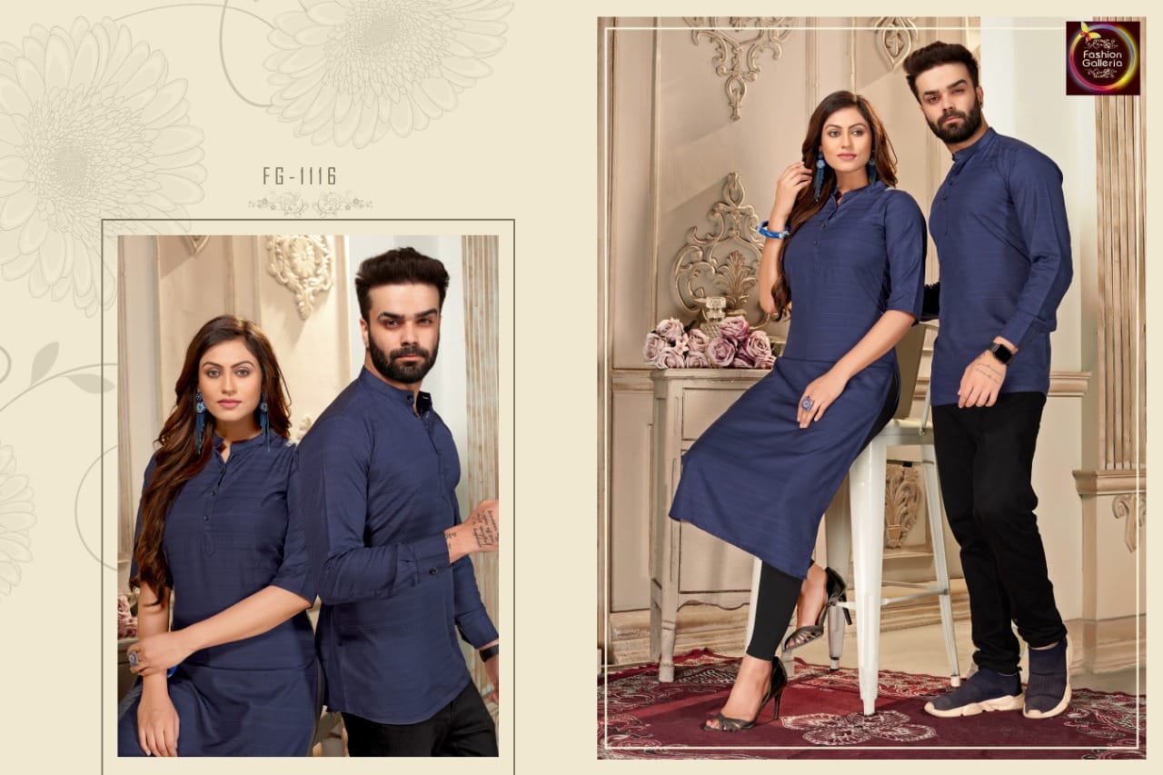 Fg Sui Dhaga New Fancy Party Wear Designer Couple Wear Kurta Collection
